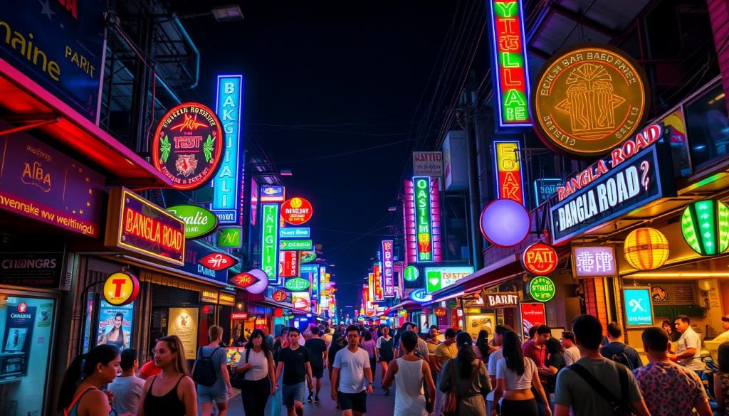 exploring the nightlife in Phuket