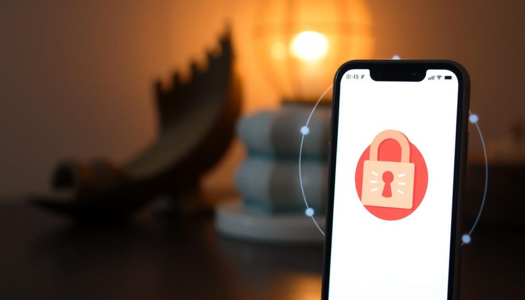Concept image showing online dating security and scam awareness in Phuket context Concept image showing online dating security and scam awareness in Phuket context