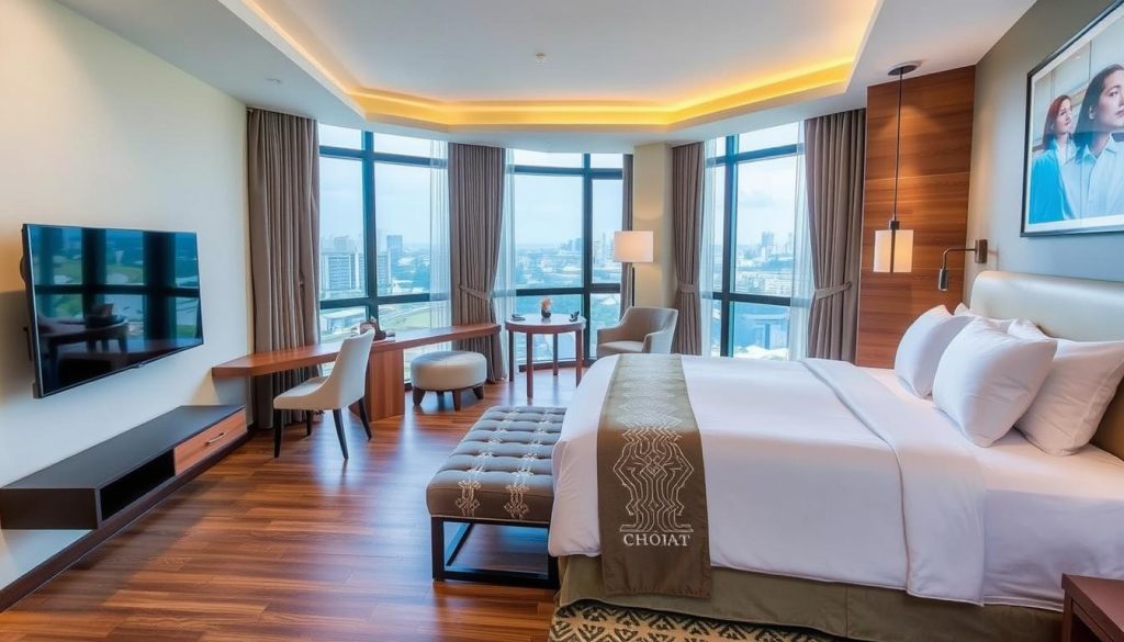 De Chai Oriental Nimman hotel showing modern rooms and facilities De Chai Oriental Nimman hotel showing modern rooms and facilities