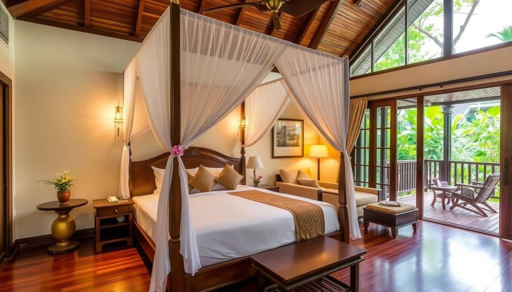Na Nirand Romantic Boutique Resort in Chiang Mai showing luxury rooms and pool area