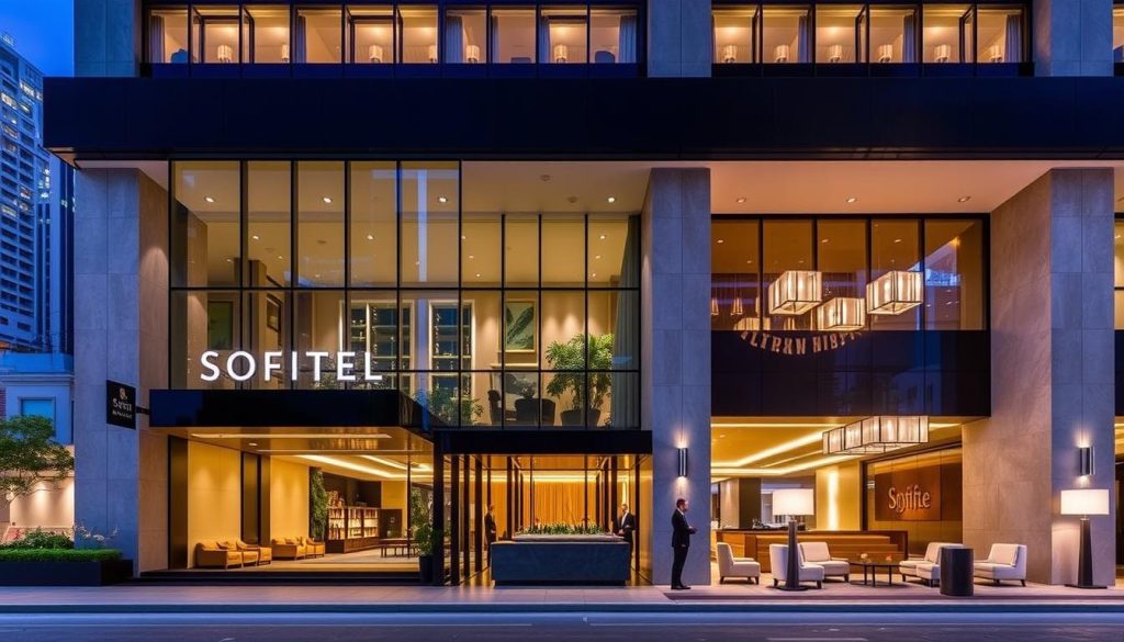 Sofitel Bangkok Sukhumvit hotel exterior and lobby