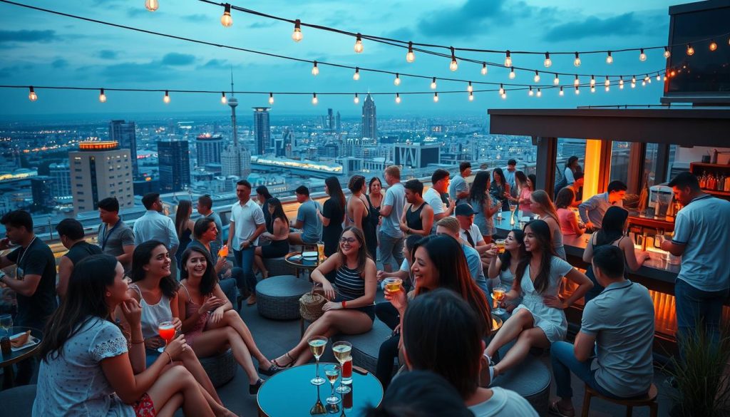 rooftop bars and the younger demographic