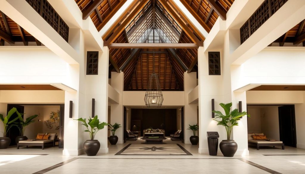 Alila Seminyak resort entrance and lobby, luxury base for Bali adventures
