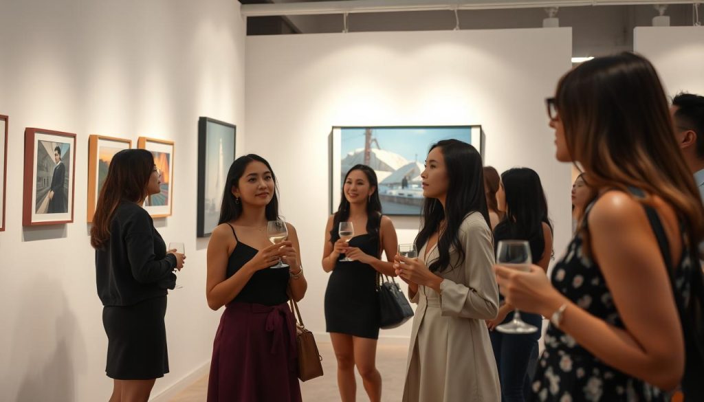 Art exhibition in Manila