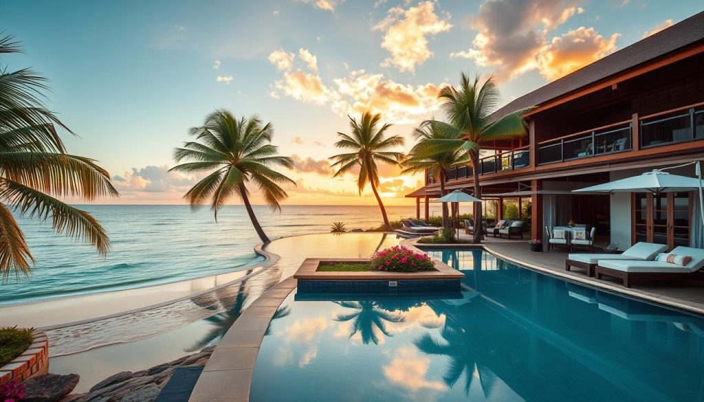 Beach resort in Cebu with swimming pool that welcomes guests