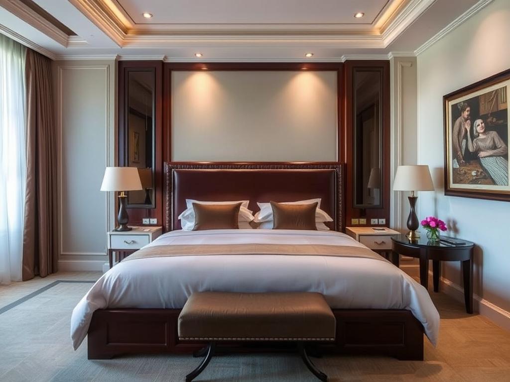 Elegant room at The Peninsula Manila