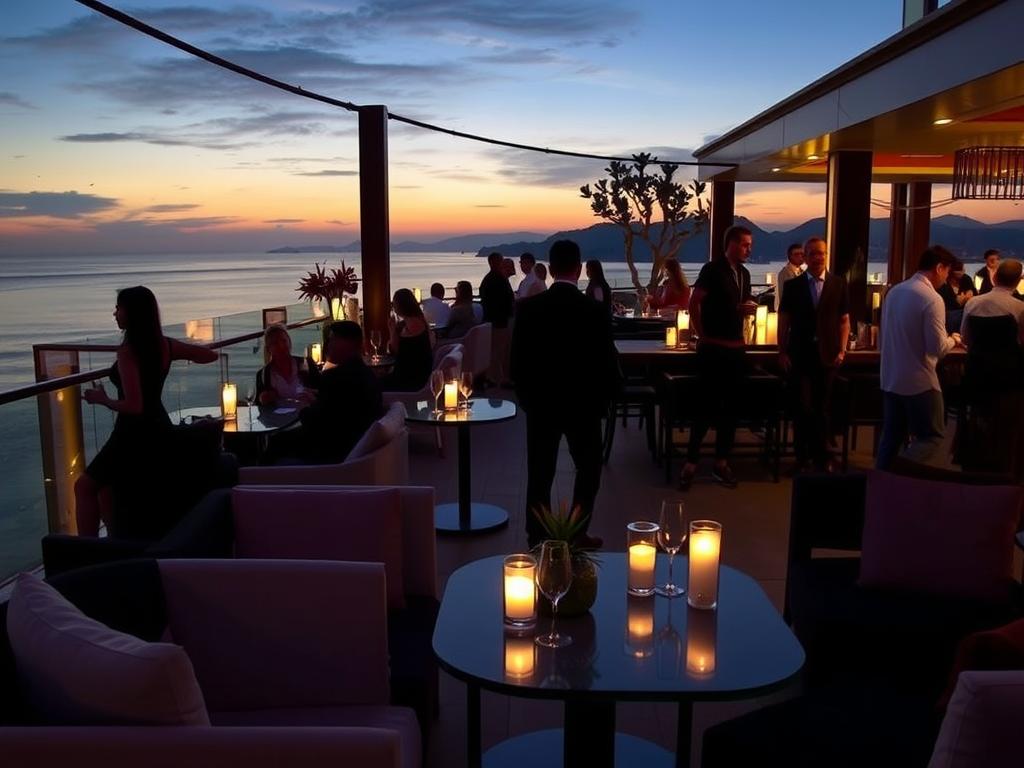 Elegant setting at Ocean Terrace lounge