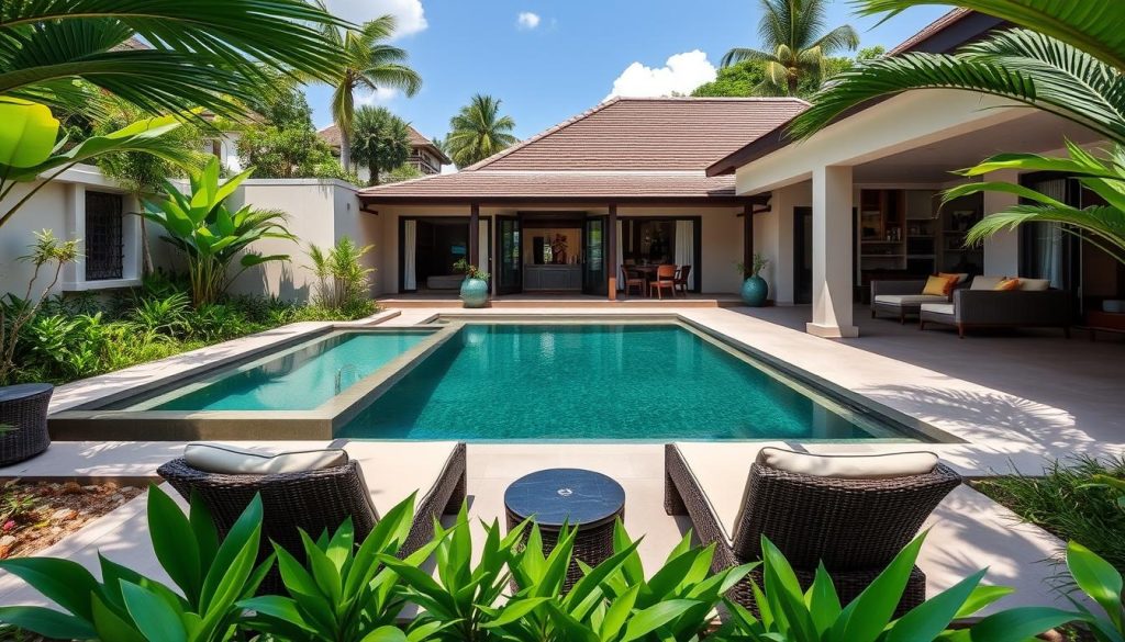 Luxury villa-style hotel in Seminyak, Bali with pool and tropical gardens Luxury villa-style hotel in Seminyak, Bali with pool and tropical gardens