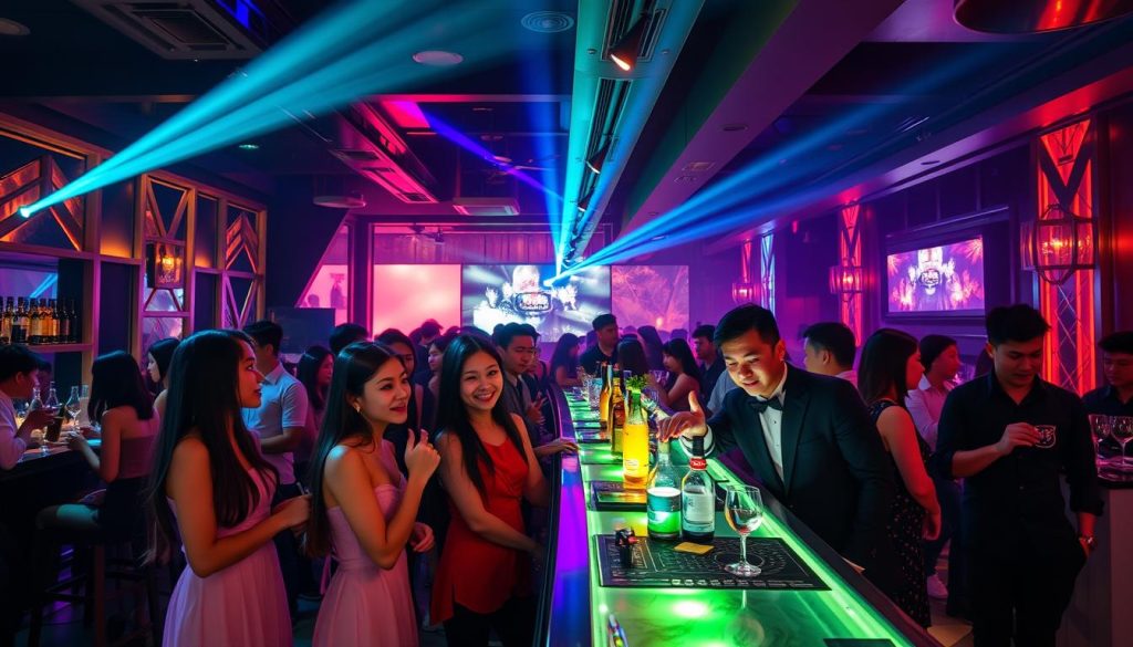 Nightclub scene in Ho Chi Minh City