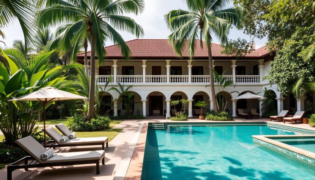 Plantation Urban Resort in Phnom Penh with pool and garden setting