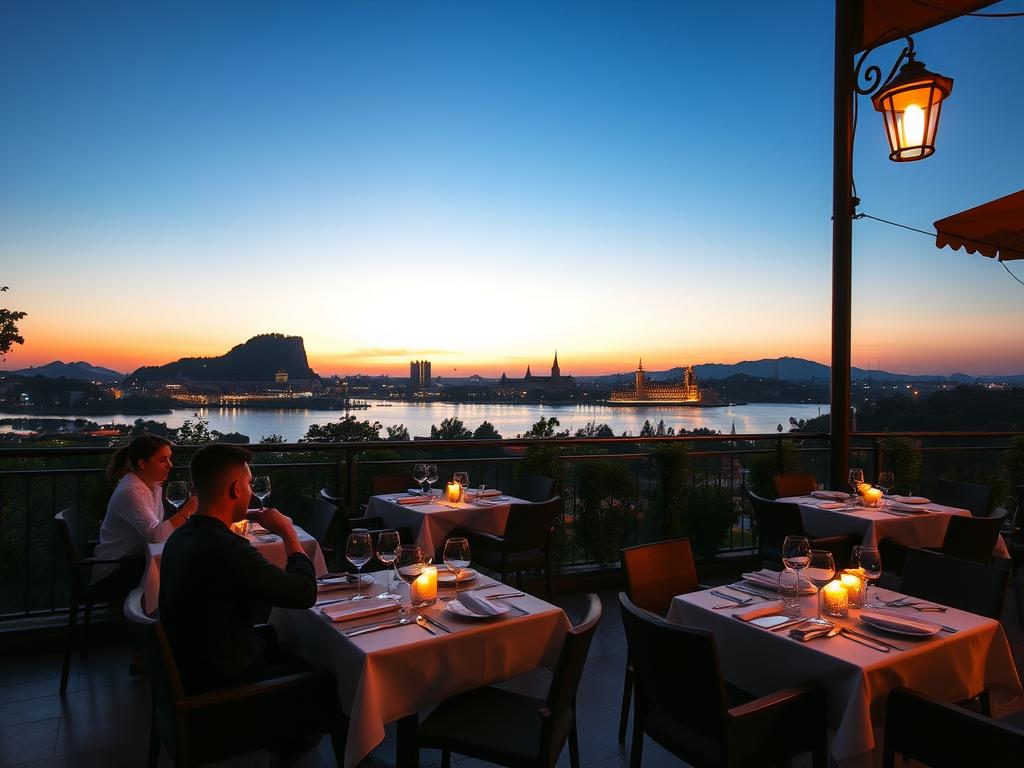 La Terrasse terrace view