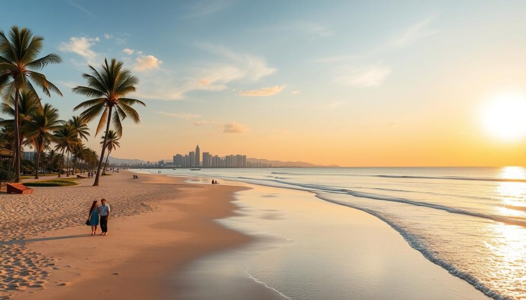 Scenic view of Da Nang Da Nang beach view