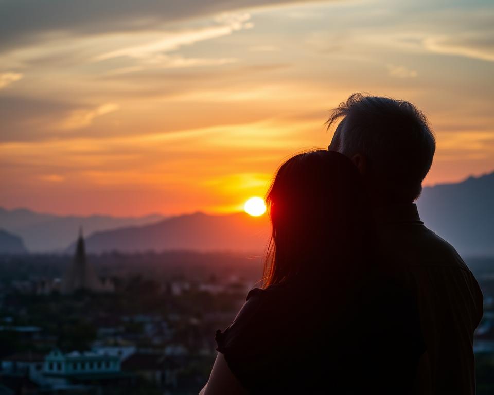 Sunset view of Chiang Mai