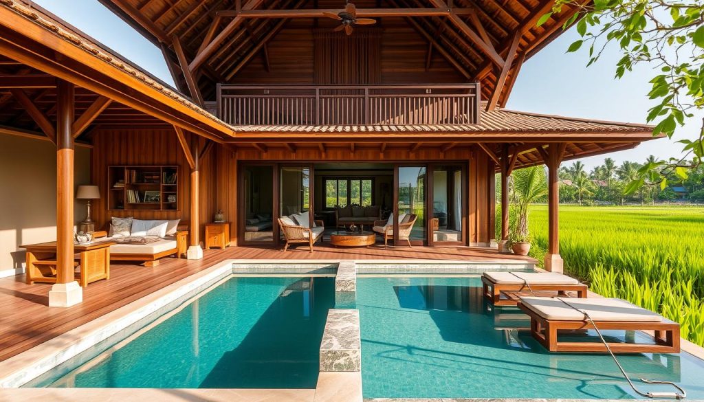 Traditional Khmer-style villa with private pool at Zannier Phum Baitang, best hotels Cambodia